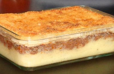 Hachis parmentier (avec des restes de boeuf en daube)