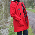 Duffle coat rouge