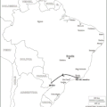 Parcours au Brésil   1500 kilomètres