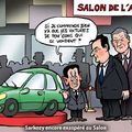 Sarkozy au Mondial de l'automobile
