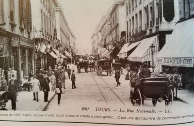 LA RUE NATIONALE EN 1900