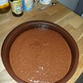 Gâteau chocolat-noisettes vegan [ sans beurre, sans lactose, sans oeufs ] 