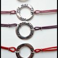 Bracelets cuir et métal