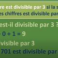 Mathématiques - Nombres : critères de divisibilité par 2, par 3, par 4, par 5