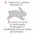 Tuto les lapins acroche-truc