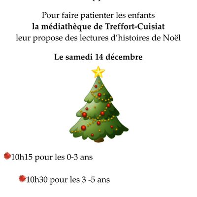 Treffort-Cuisiat, lectures d'histoires de Noël