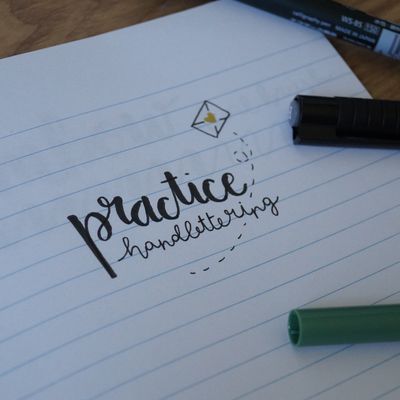 Calligraphie & Lettering - Partie 2 : Techniques et apprentissage