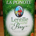 Saucisse de Morteau aux lentilles vertes du Puy