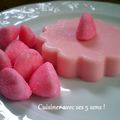 Panna cotta aux fraises tagada...pink !!