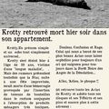 MORT DE KROTTY