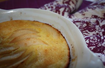 aïe, ça pique et clafoutis nostalgie poire / amande