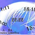 LES HEURES JUMELLES ET LEUR SIGNIFICATIONS SPIRITUELLES