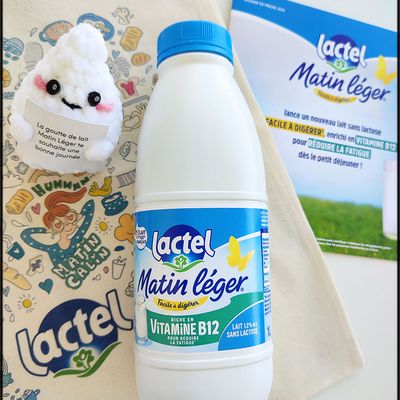 LAIT MATIN LÉGER DE LACTEL --- SANS LACTOSE : FACILE À DIGÉRER 