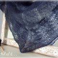 Dark blue shawl