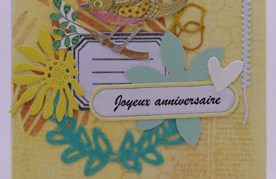 Carte Joyeux Anniversaire - Happy birthday card