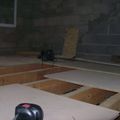 Installation du nouveau plancher