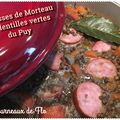 Saucisse de Morteau aux lentilles vertes du Puy