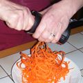 Tagliatelles de carottes au reblochon