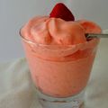 Mousse nuage à la fraise