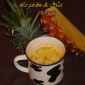 Crème coco et ananas