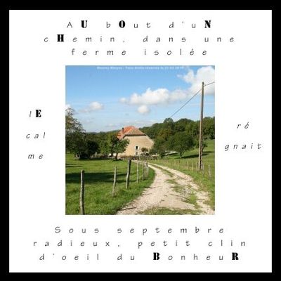 Triptyque poétique : Un regard, le pré-bonheur