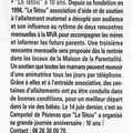 ARTICLE DANS LE "JOURNAL DE BEZIERS" DE L'ETE 2008