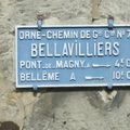 La commune de Bellavilliers (Orne)