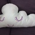 Coussin nuage pour des rêves tout doux