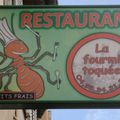 La fourmi toquée restaurant jeu de mot Antibes Devanture