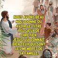 🔥🔥🔥🔥NOUS AVONS BEAU NOUS DONNÉ OU AVOIR LE TITRE RELIGIEUX DE CHRÉTIEN. JÉSUS, LUI CONNAÎT BIEN CEUX QUI SONT LES MEMBRES...