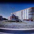 Rond-point à Rivne (Ukraine)