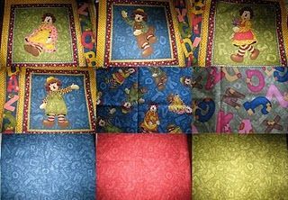 Panneaux poupées raggedy