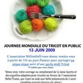 Journée mondiale du Tricot 2009