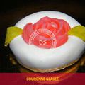 Pâtisserie orientale - Couronne glacée aux amandes - www.delicesucres.com