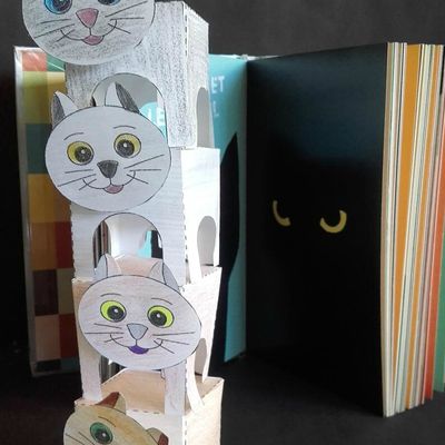 Le paper toy chat
