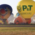 A Chambley (Lorraine), tentative de record mondial d'envol de montgolfières en ligne le 29 juillet 2019