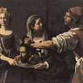 Antiveduto della GRAMMATICA (Sienne 1571 - Rome 1626) - Salomé recevant la tête de Saint Jean-Baptiste
