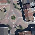 Rond-point à Châtelineau (Belgique)