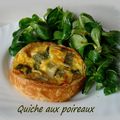 Quiche aux poireaux 