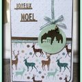 Carte "Joyeux Noël" - Défi 454 de Passion Cartes Créatives