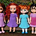 Les princesses Disney en robe "Belle" de Sylvie