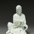 Seated figure of the buddhist disciple Lohan, Ming Dynasty (1368 - 1644)
