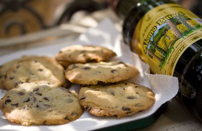 Alomo bitters and chocolate chips