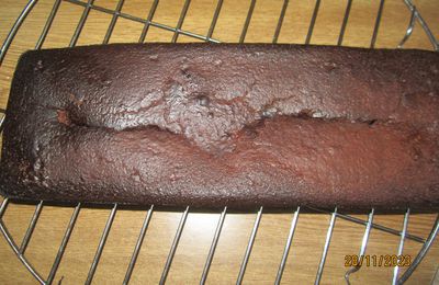 Gâteau au chocolat sans gluten sans lactose et sans levure