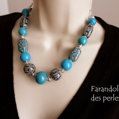 Nouveaux colliers en fimo