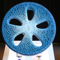 printed and reprintable tire to improve safety