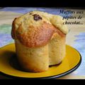 muffins aux pépites fondantes de chocolat...