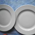 Assiettes plates