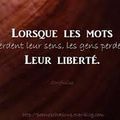 Les mots pris en otages