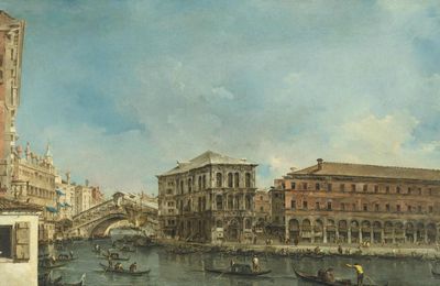 Francesco Guardi (Venice 1712-1793), Venice: the Rialto Bridge with the Palazzo dei Camerlenghi